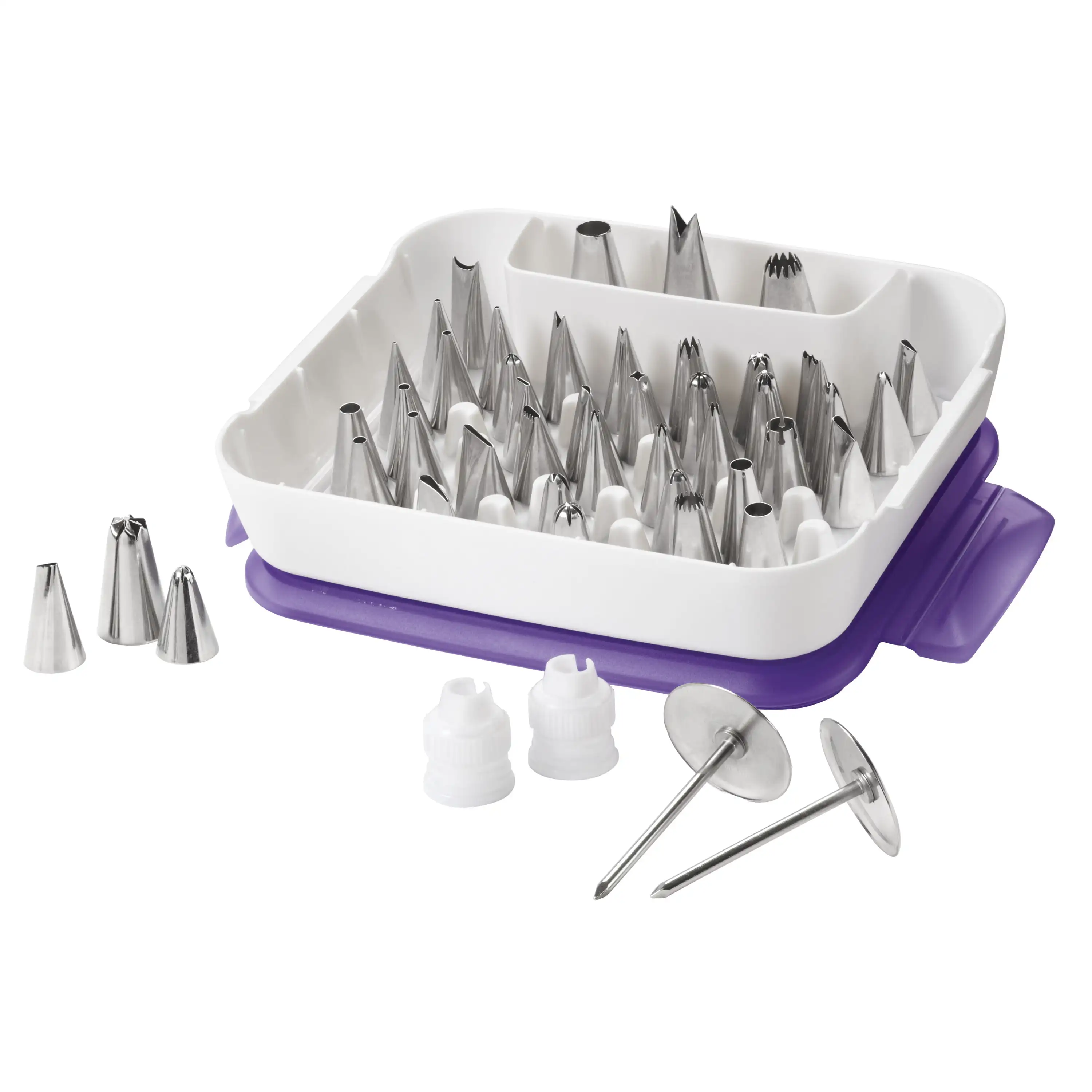 

Free Shipping Master Cake Decorating Piping Tips Set 55-Piece Cake and Cupcake Decorating Set