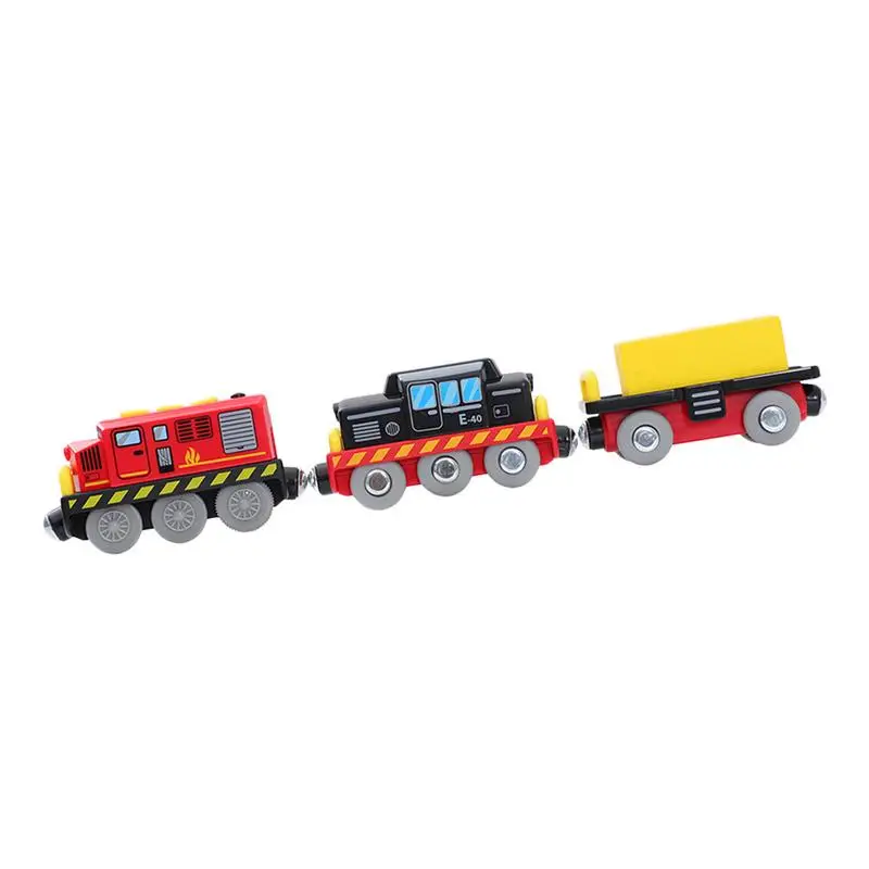 

Magnetic Electric Locomotive Train Toy Transportation Vehicle Compatible With Wooden Tracks Parent-child Interactive Toy Gift