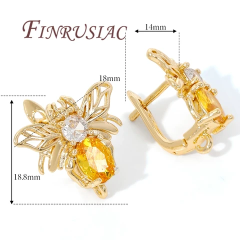Золотые позолоченные швензы FINRUSIAC