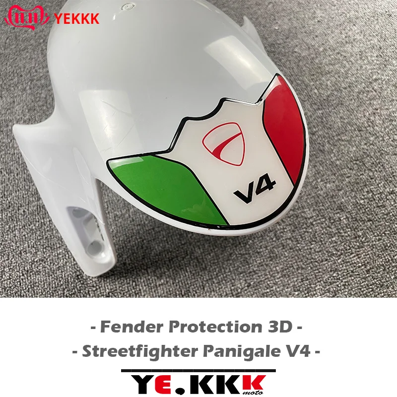 

Fender Protection 3D Stereo Italy Sticker Decal DUCATI Logo For Ducati Streetfighter V4 V4SP V4S Panigale V4R V4 V4S Italian