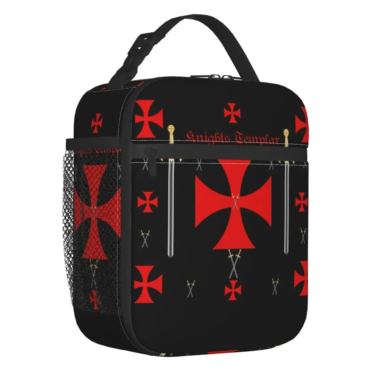 Средневековая эмблема рыцарей тамплиеров термоизолированные сумки для обеда Ordre