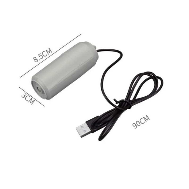 Портативный Кислородный воздушный насос для аквариума USB бесшумный компрессор