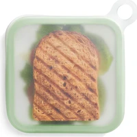 silicone sandwich case portable reusable lunch box transparent toast box food container easy to carry for office school