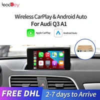 loadkey wireless carplay for audi q3a1 decoder 13 17 original screen car multimedia wireless for apple carplay android auto tv