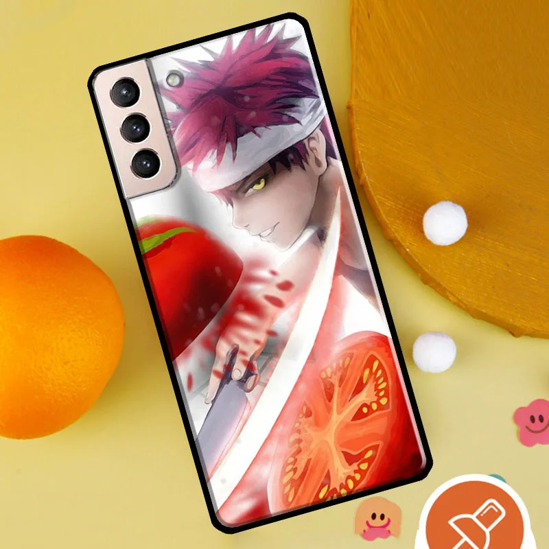 Чехол для телефона с аниме Shokugeki No Soma Samsung Galaxy S22 S21 Ultra S20 FE Note 20 S8 S9 S10 10 Plus - купить по