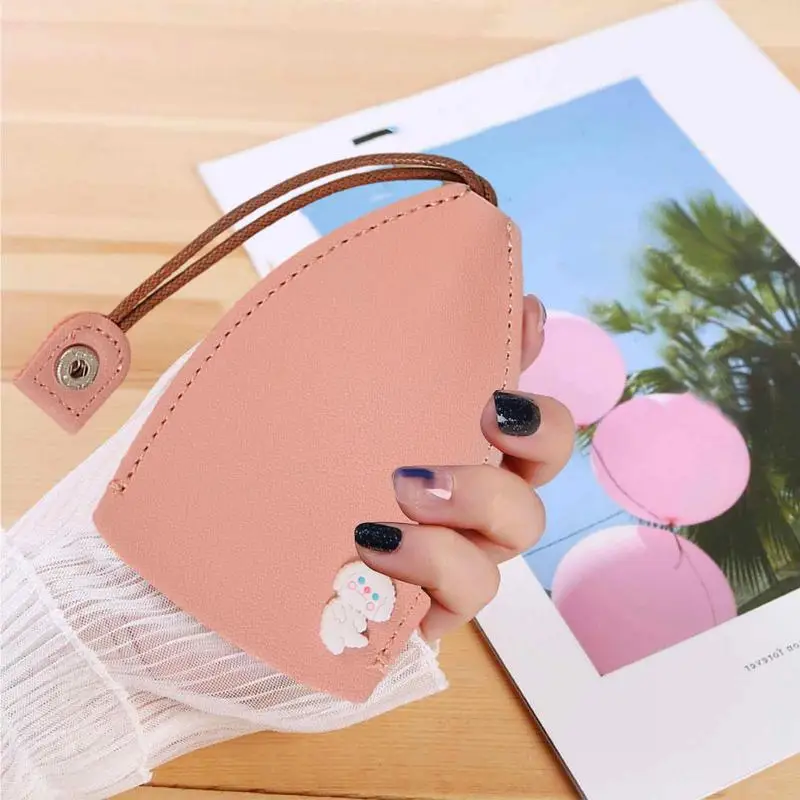 

Car Key Case Cartoon PU Leather Handmade Key Case Pull Out Key Case Car Key Holder With Keychain Holder Personality Car Key