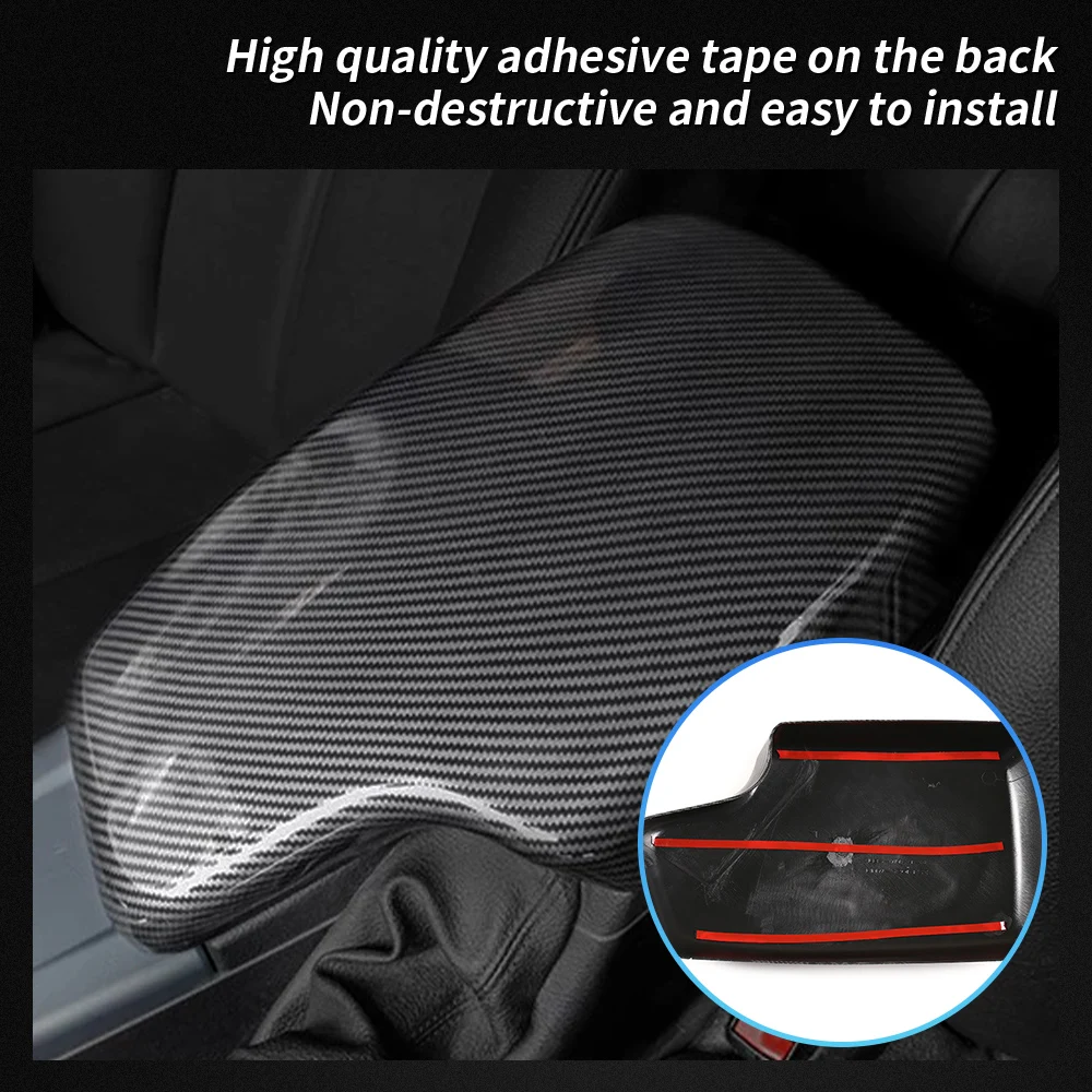

LHD ABS Carbon Fibre Center Console Armrest Cover Protection Trim for bmw f30 F32 F34 for bmw 3 Series 2013-2019 Car Accessories