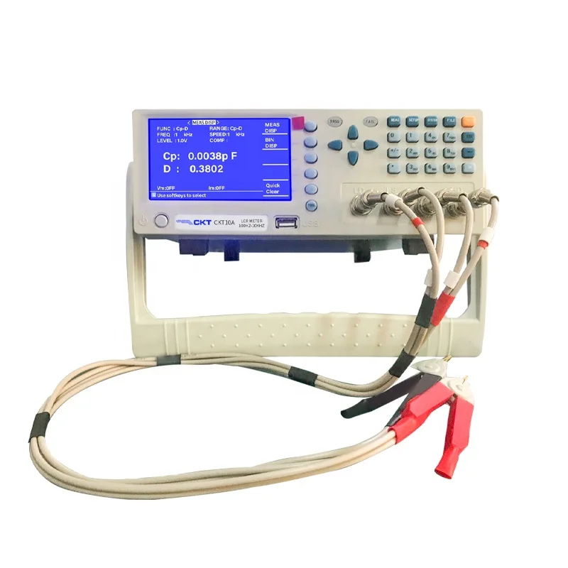 

CKT10 Digital LCR Meter 10kHz RLC Meter ESR Tester Resistance Meter