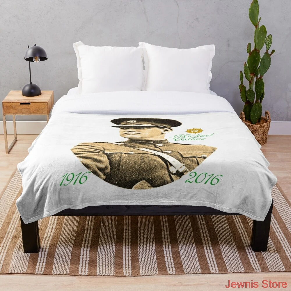 

Michael Collins 1916 2016 Throw Blanket Quilt Bedding for Girls Children Adult Gift Bedroom Decor Size Variety for Styles.