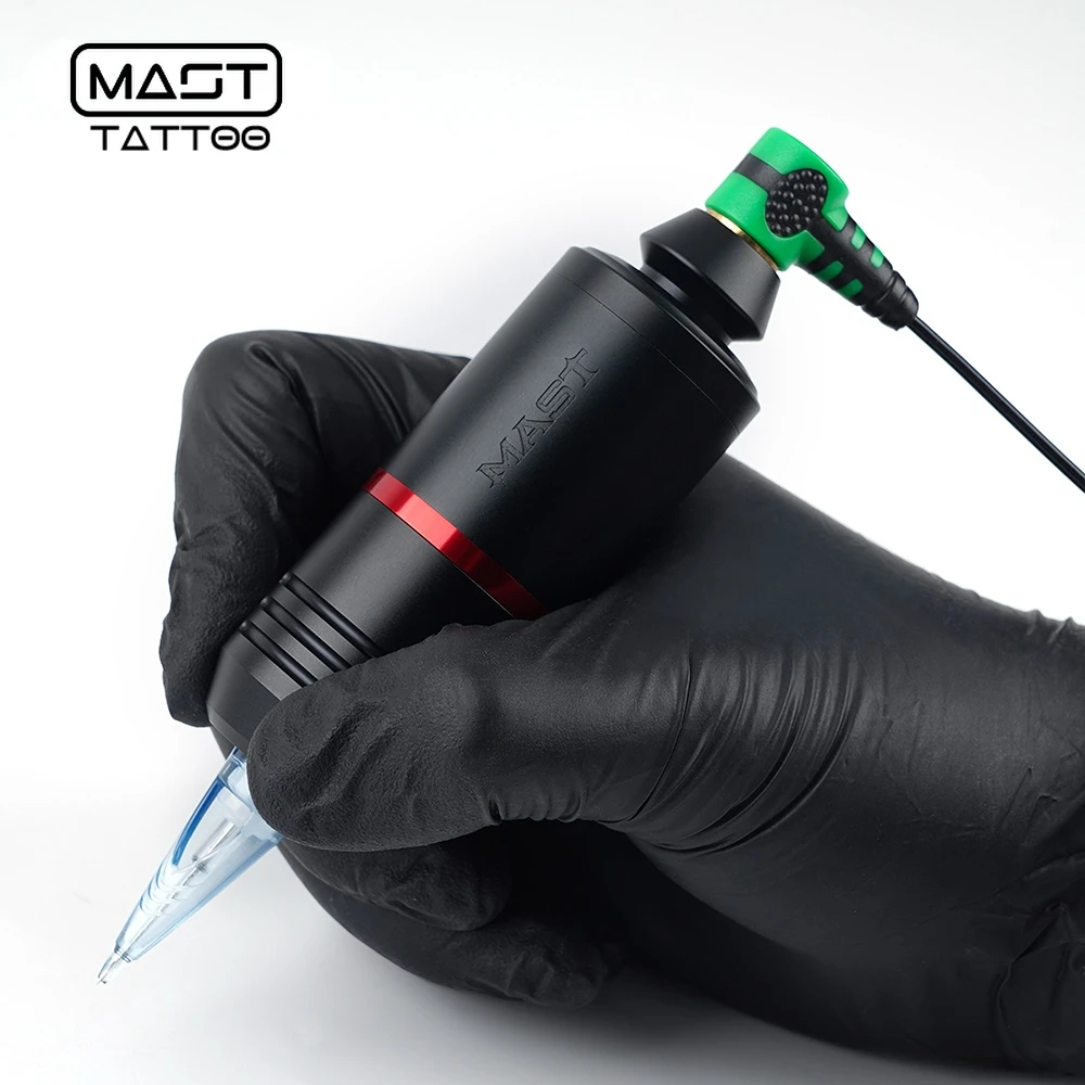 

Тату-машинка Mast Tour Max с роторной ручкой, мощный мотор без сердечника, картриджи с иглой для перманентного макияжа, аксессуары для татуировок