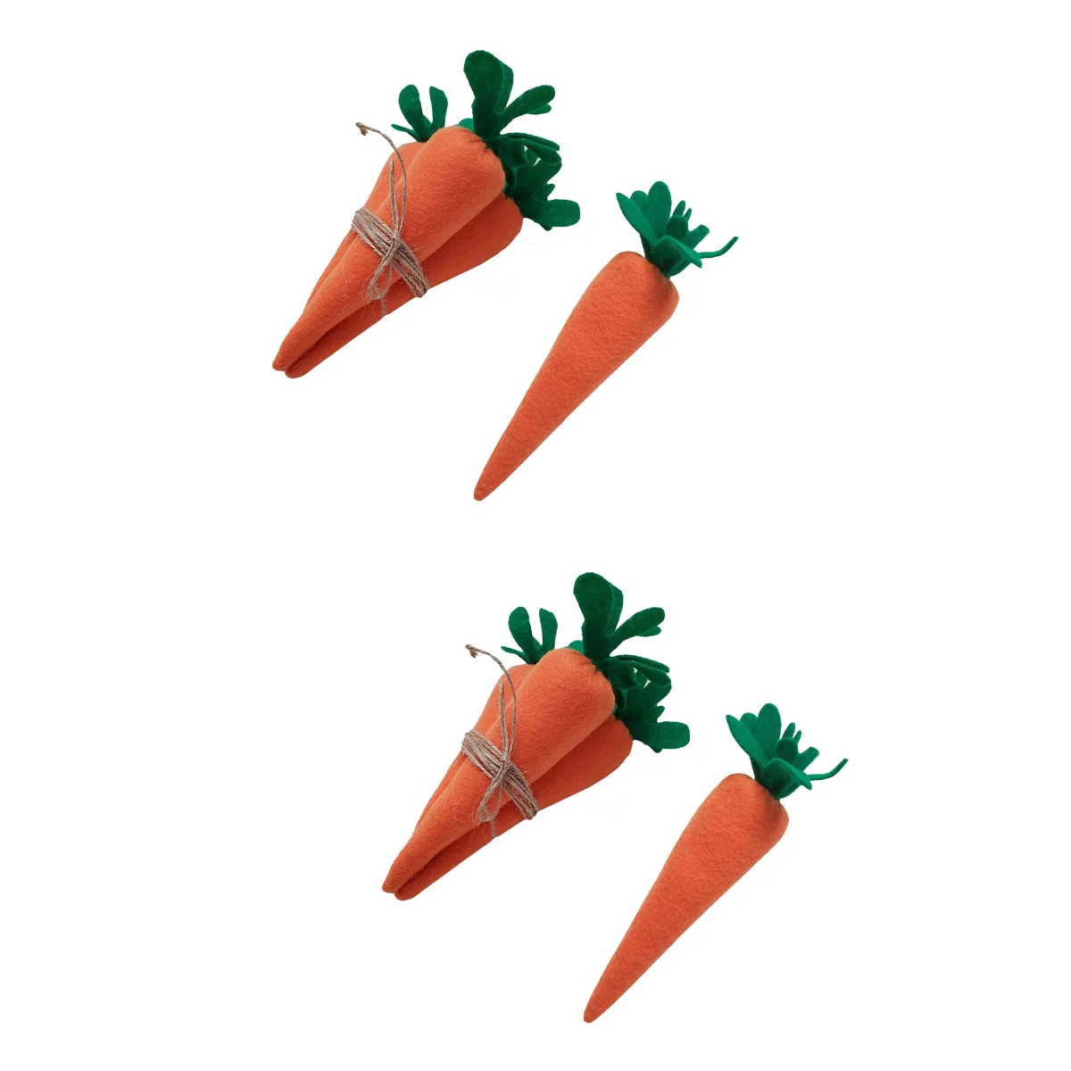 

Carrot Easter Ornaments Bunny Hanging Decor Party Felt Fake Carrots Decorationornament Tree Plush Artificial Simulation Home