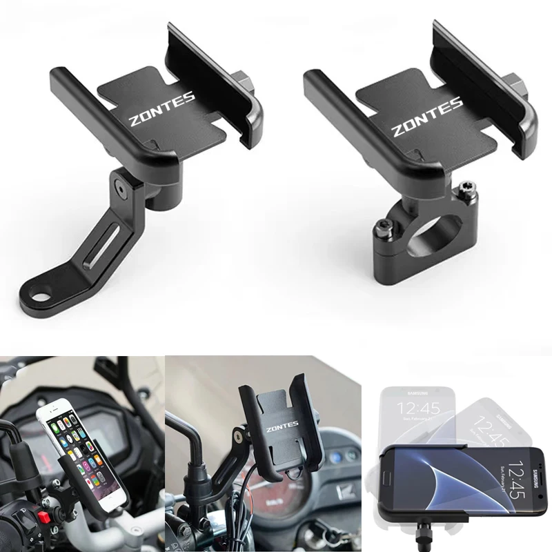

FOR ZONTES ZT125 - U U 125 ZT310 310R 310T 310X Accessories Motorcycle Handlebar Mobile Phone Holder GPS Stand Bracket