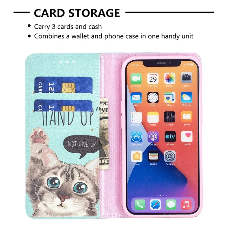 Магнитный флип-чехол для Huawei P Smart Z 2019 2021 кожаный чехол с цветочным держателем