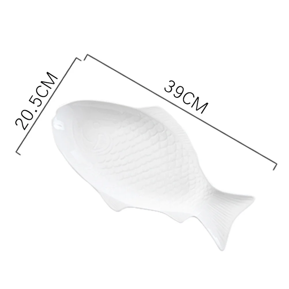 Креативная тарелка для рыбы украшения резервуара сковорода керамическая посуда