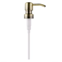 34 metal diy soap pump hand sanitizer dispenser replacement head tank tube 28 teeth standard pump cap hand sanitizer dispenser