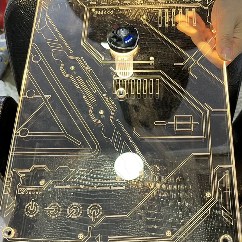 Ящик для кемпинга из акрила портативный одноблочный ящик многофункциональная