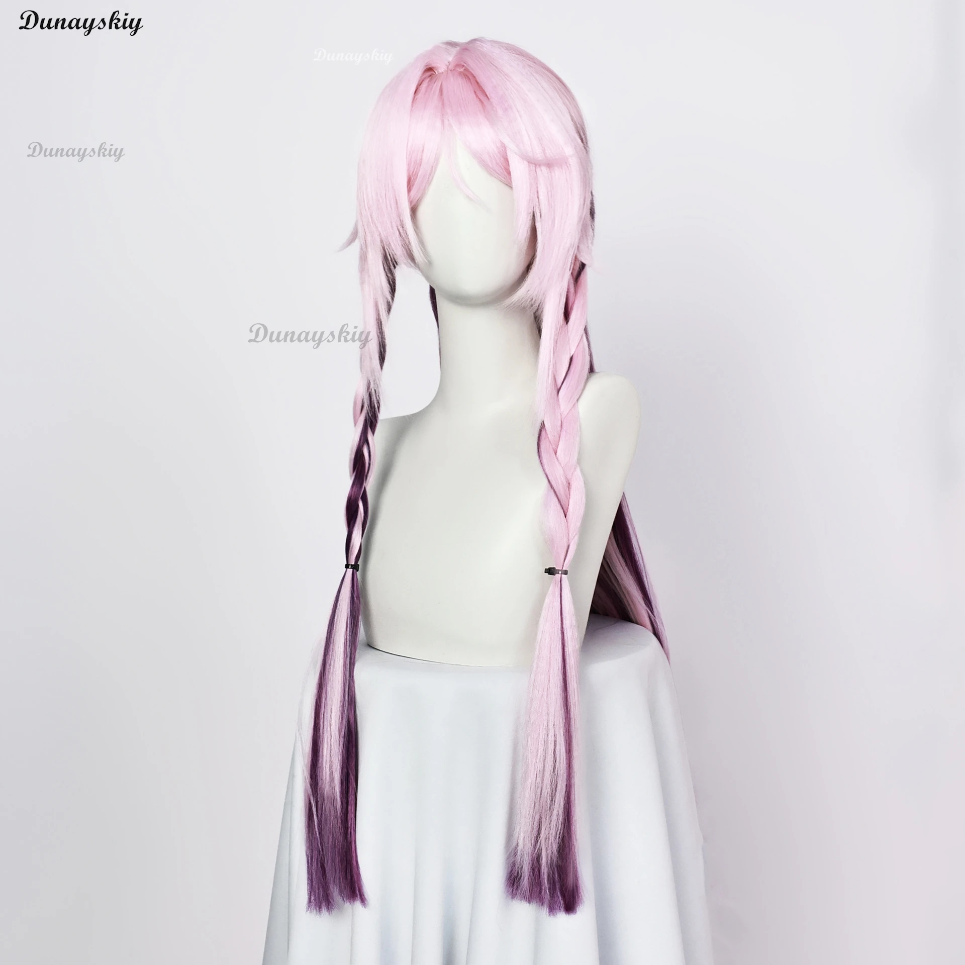 Genshin Impact Citlali Косплей Парик MastersThe Night-Wind Фиолетовая коса Длинные волосы