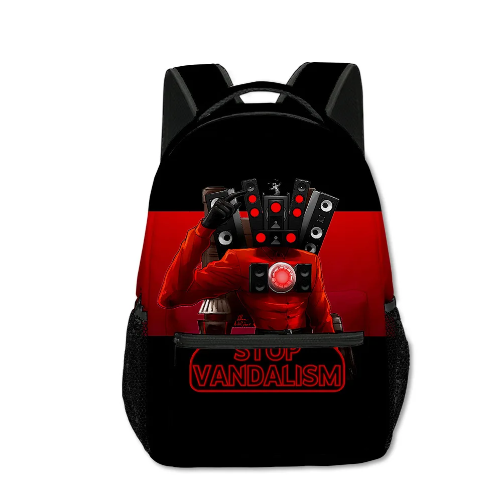 

Новый продукт игры Skibidi унитаз мужской ученик начальной и средней школы аниме рюкзак мультяшный школьный рюкзак лучший подарок