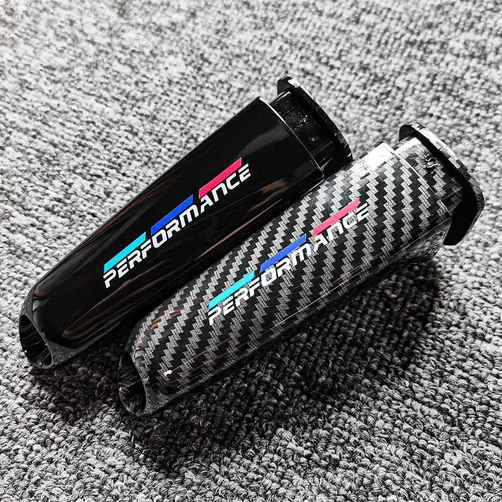 

For BMW E46 E90 E92 E60 E39 F30 F34 F10 F20Accessories Universal Carbon fiber pattern Handbrake Grips Cover Interior Replacement