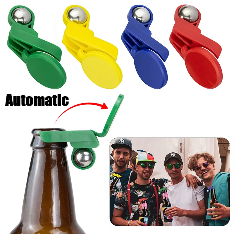 

Automatic Beer Cap Creative Bottle Cap Self Opening Closing Cocktail Vinegar Soy Sauce Bottle Soda Cola Caps Wine Sealed Stopper