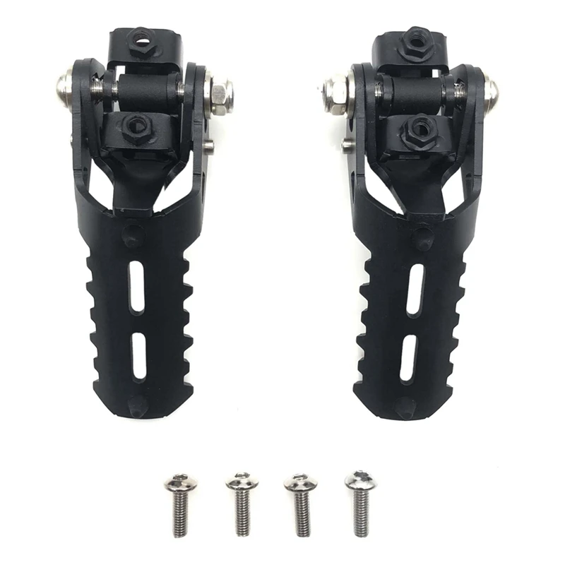 

Мотоциклетные Передние Подножки, складные подножки, зажимы 22-25 мм для BMW R1250GS R 1200 GS Adv приключения, аксессуары, комплекты деталей, черный