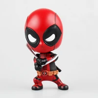marvel toy for child mini deadpool with multi pose marvel legend the avengers pvc doll anime figures car decoration toys kid