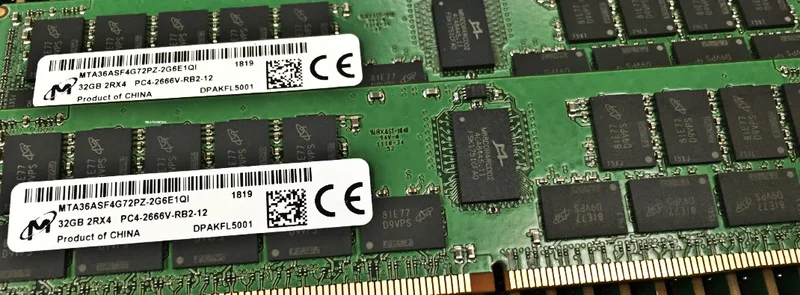 

RAM applies to CRUCIAL 32G DDR4 2R*4 2666V 2933Y 3200AA ECC REG RDIMM server memory 1PCS
