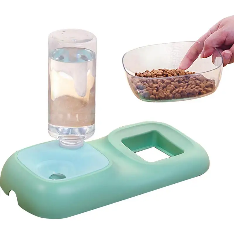 

Cat Food Dispenser Pet Bowls For Food And Water Dog Water Dispenser Gravity Feeder Cat Feeders For Small Medium Big Dog Pets