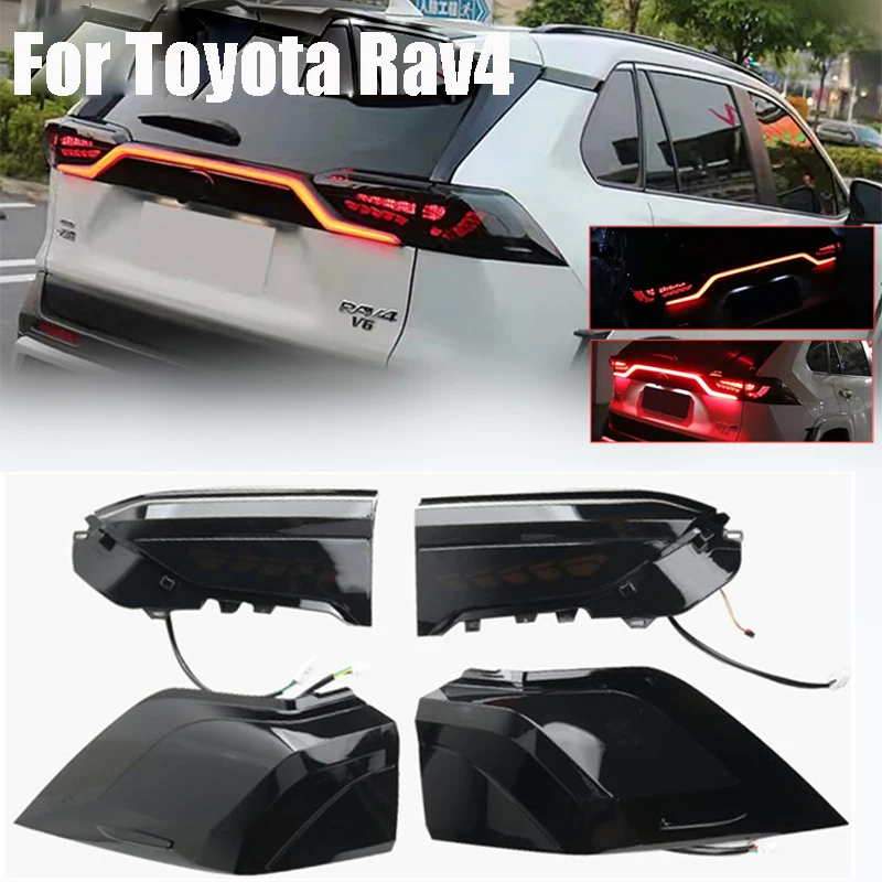 

4 шт., задние светодиодные фары для Toyota RAV4 2019 2020 2021 Rav4