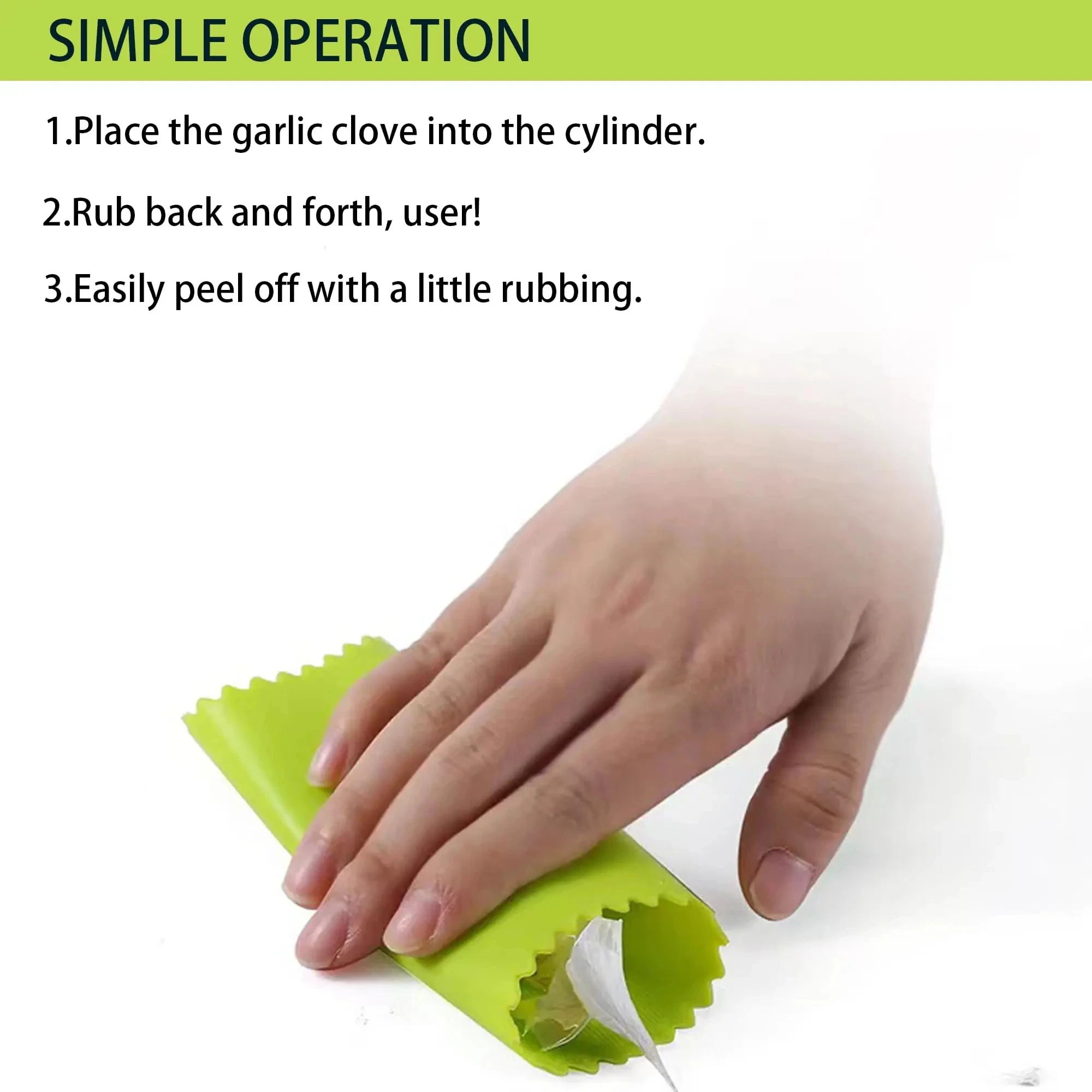 Силиконовая овощечистка для чеснока быстрый экологически чистый домашний