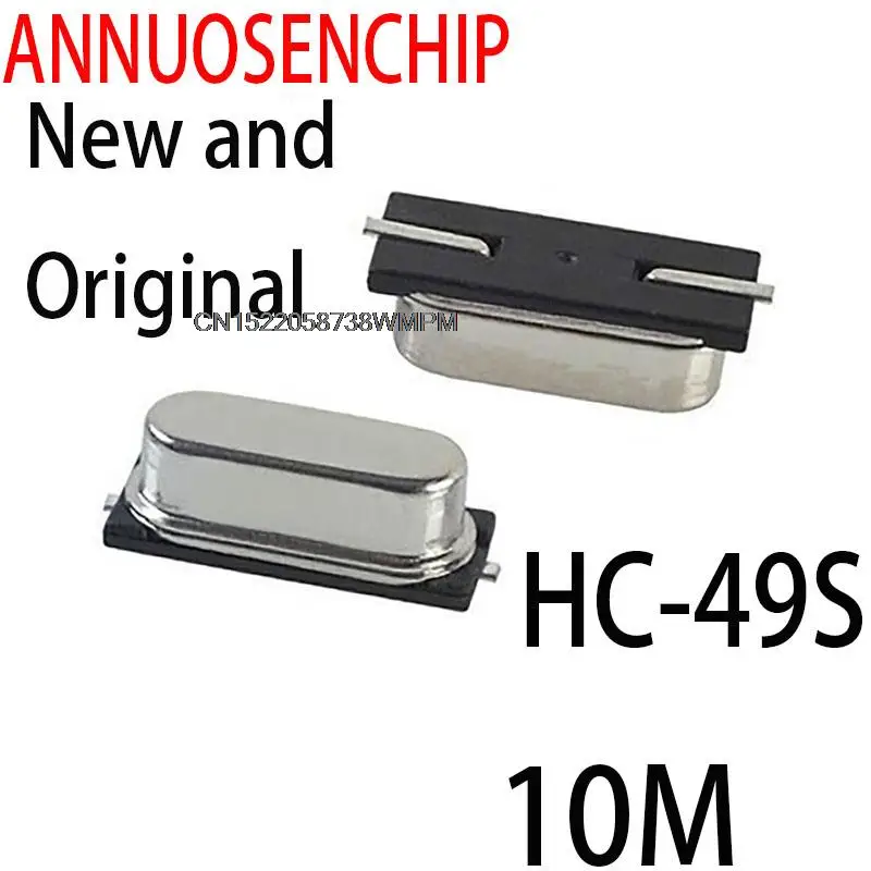 100 шт./лот новые и оригинальные 10 m 10 MHZ HC-49S SMD патч 10,000 MHZ пассивные кристаллы 10,000 MHZ 10 MHZ 49SMD 10 M