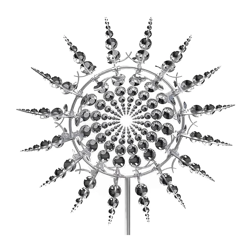 

Unique And Magical Metal Windmill, Outdoor Wind Spinner, Wind Catcher, Lawn, Garden Decoration