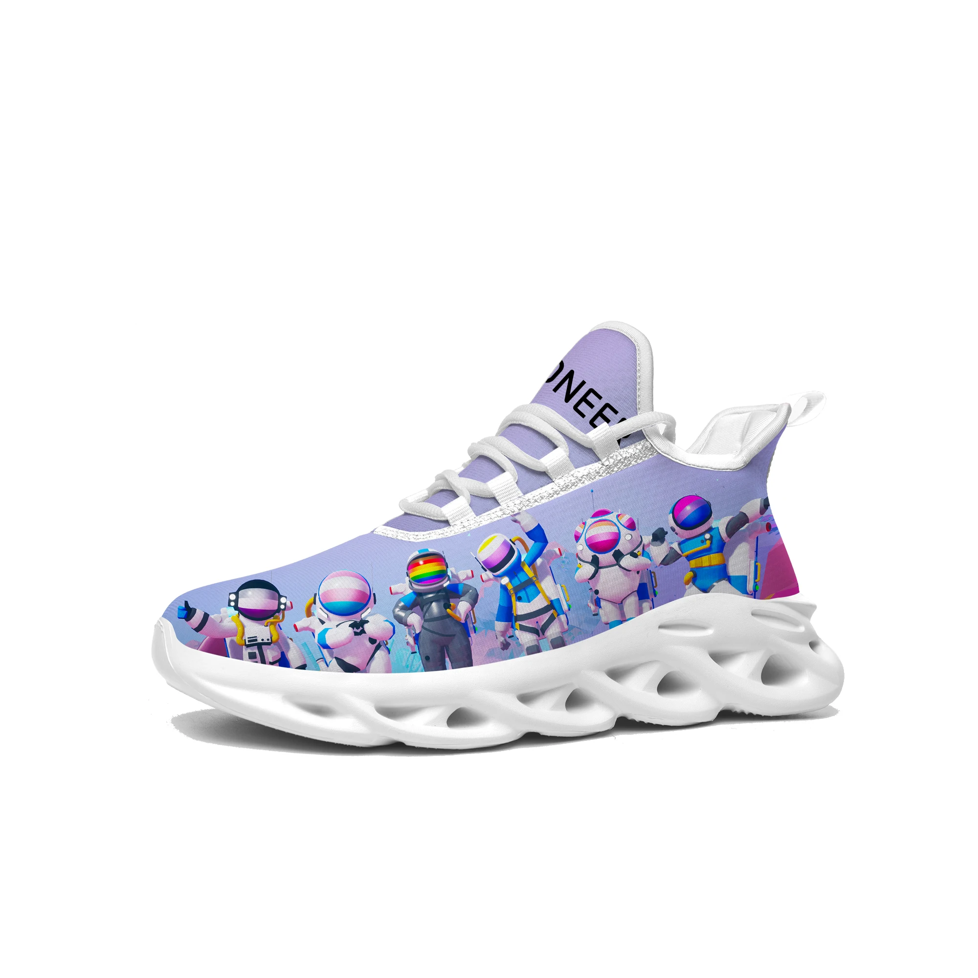 

Astroneer Sneakers Cartoon Game Mens Womens Teenager Sports Running Shoes High Quality Fashion Custom Made Built Lace Up Shoes