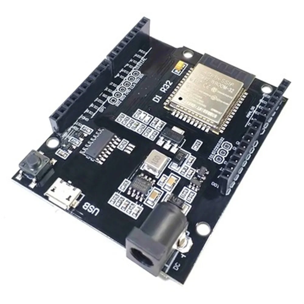 

For Wemos D1 ESP32 ESP-32 WiFi Bluetooth 4MB Flash D1 R32 Board Module CH340 CH340G Development Board For Arduino