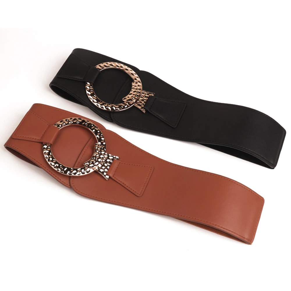 2023 Designer Belt New Double-loop Elastic Waistband Women Wide Fashionable Versatile Belt Luxury Designer Brand Belt  SCM0085