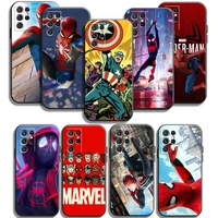 spiderman marvel phone cases for samsung galaxy a22 4g a31 a72 a52 a71 a51 5g a42 5g a20 a21 a22 4g a22 5g a20 a32 5g a11 coque