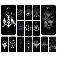 maiyaca occult witchcraft moon gothic witch phone case for huawei mate 20 10 9 40 30 lite pro x nova 2 3i 7se