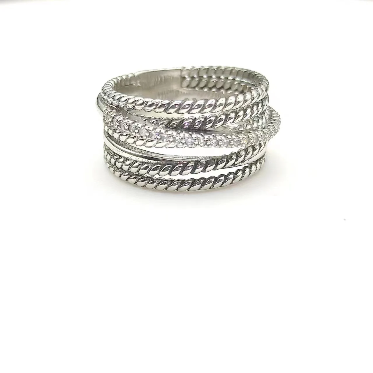 DY David Yurman Cable Collectibles® Stack Ring in Sterling Silver