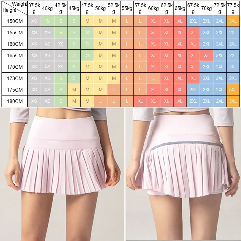 Cloud Hide Women Sports Tennis Skirts Golf Skirt Fitness Shorts High Waist Athletic Running Short Quick Dry Sport Skort Pocket images - 6