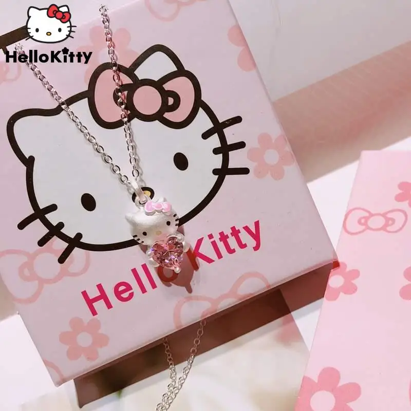 

Ожерелье женское из серебра 925 пробы с кулоном «Hello Kitty»
