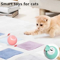 electric smart cat ball toy automatic moving rolling ball interactive cat puzzle toy usb charge for cats training indoor playing