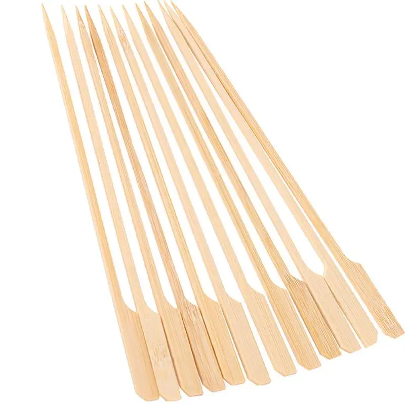 PCS Sticks BBQ Skewers Bamboo Skewers Bamboo Sticks Vegetables And Fruit Sticks Outdoor Barbecue Tools