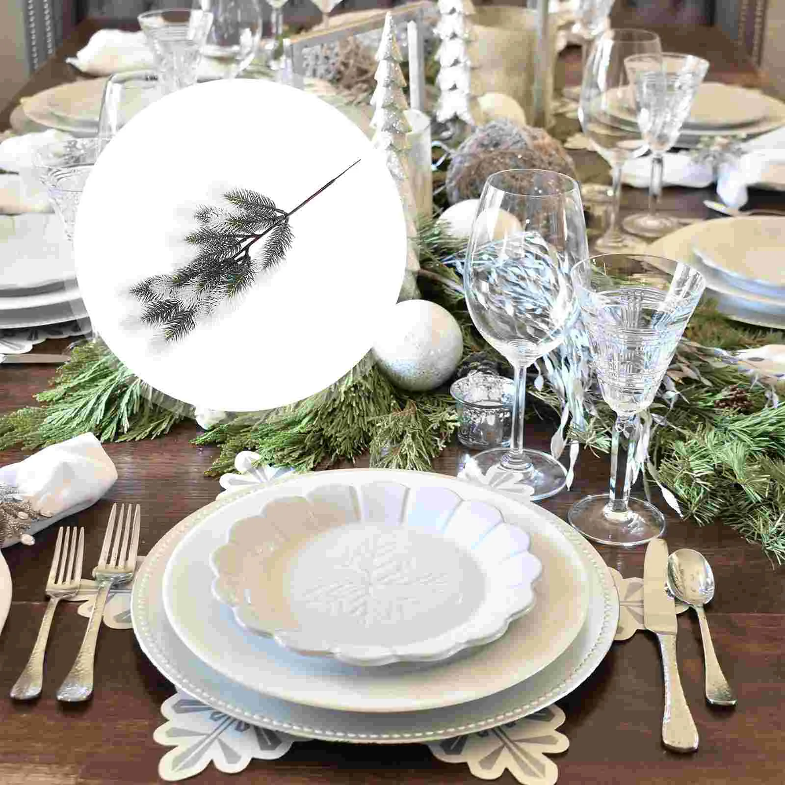 2 шт. искусственные сосновые ветви |