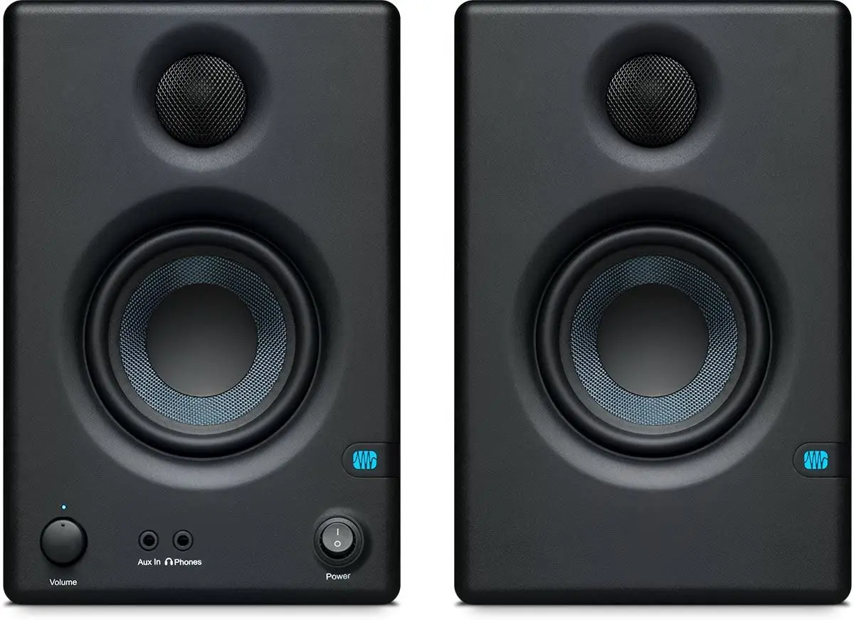 

New 2022 PreSonus Eris E3.5-3.5" Near Field Studio Monitor (Pair) (E3.5) Metal wall plate