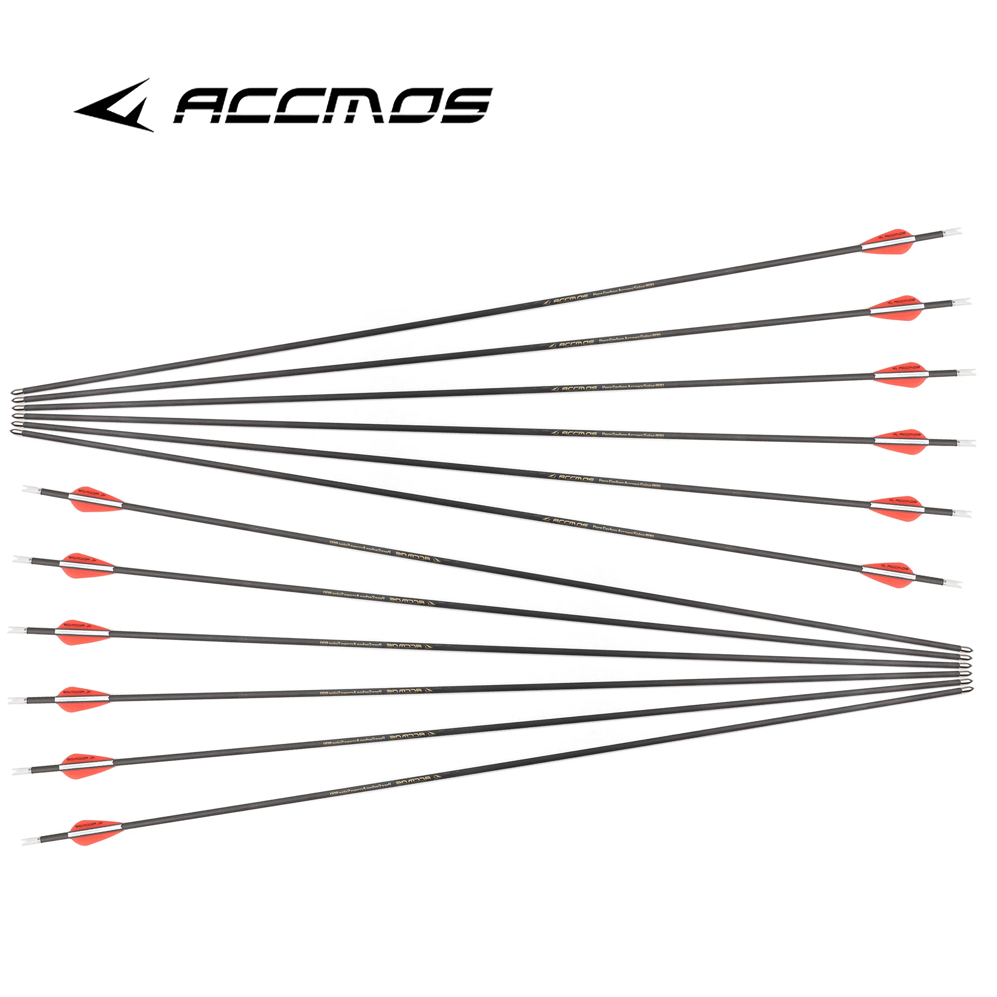 

6/12pcs 8 mm Spine100Grains Arrowhead Carbon Arrow Archery for Hunting Shooting