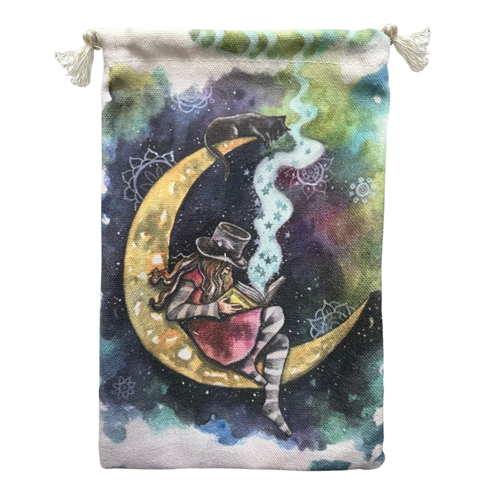 

Бархатная сумка для карт Tarot, сумка для хранения карт, сумка для настольных игр, Сумка Для Таро на шнурке с вышивкой для любителей Таро 2022