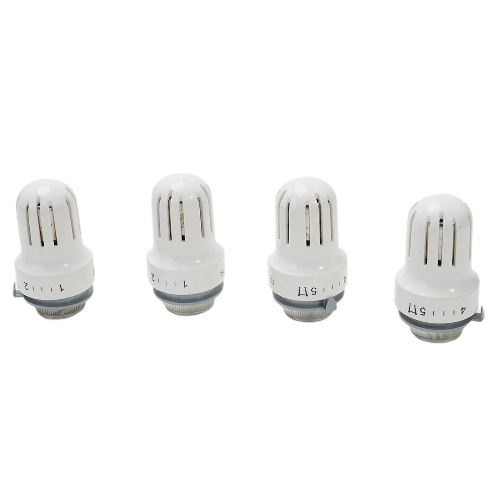 

2/4 шт. автоматические Термостатические регулирующие клапаны радиатор термостатная головка M30 X 1,5 термостатический нагревательный клапан контроллер нагревателя