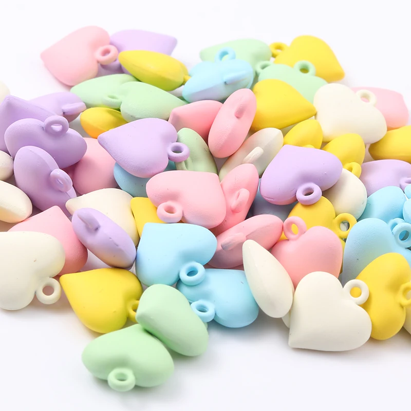 10 шт. эмалированные подвески в виде сердца