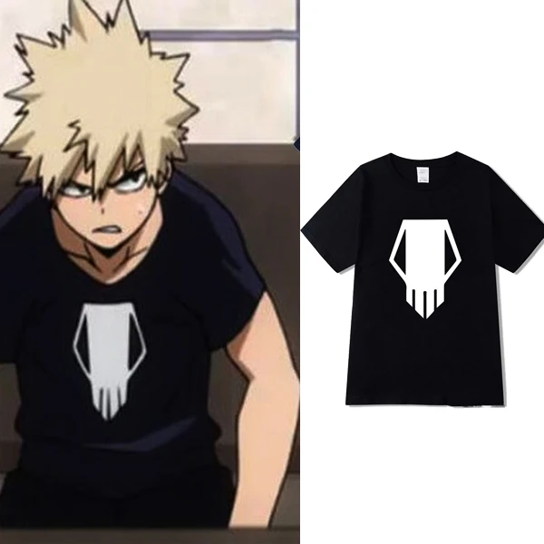 

Harajuku Anime My Hero Academia Printed T-Shirt Tops Men and Women Tees Plus Size Unisex Short Sleeve Short