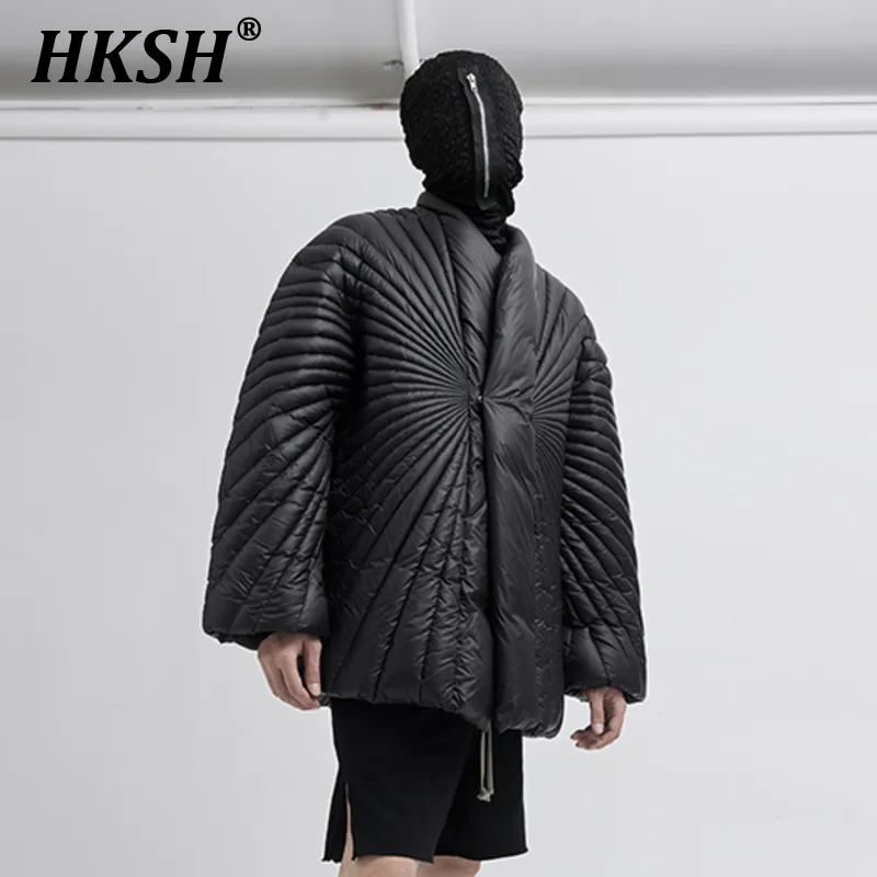 HKSH осенне-зимняя новая мужская стильная пуховая нишевая Дизайнерская куртка для
